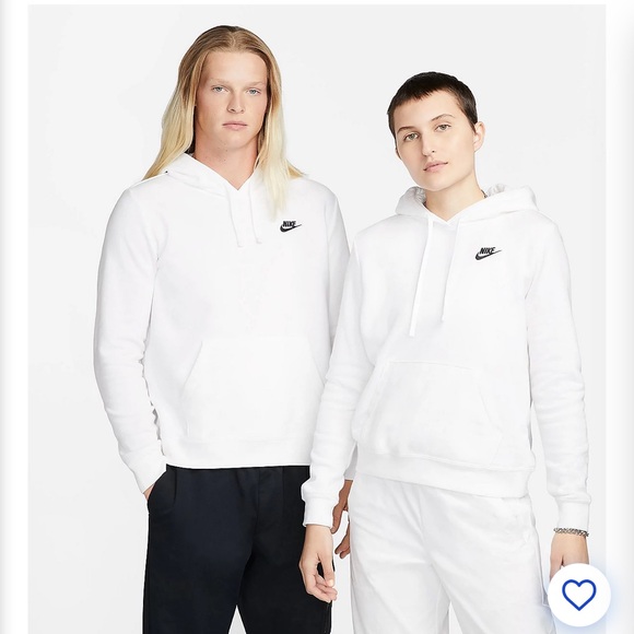 Nike White Pullover Hoodie - Picture 2 of 2